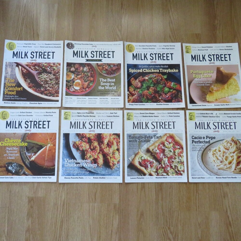 Milk Street Christopher Kimball’s The New Home Cooking Mixed Lot of 8 Magazines